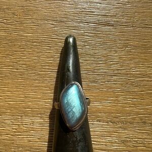 Sterling Silver Labradorite Ring SZ 7